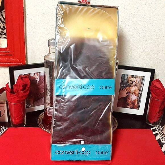 Outre Converti-Cap Half-Wig: Pina Curl Ada (Color Available: DR Red Velvet) - Picture 14 of 14